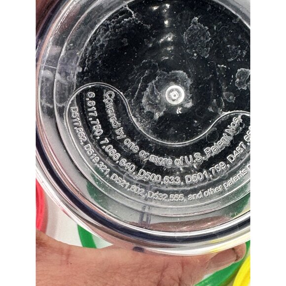 magic bullet 2 cups with handle , lids, multi color rings and seals NEW CONDITIO - Picture 10 of 11